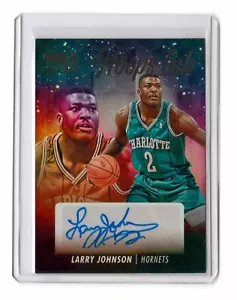 Larry Johnson 2023-24 Panini Hoops Ink Auto Charlotte Hornets - Picture 1 of 2