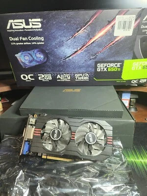 ASUS NVIDIA GTX650TI-OC-2GD5 GeForce GTX 650 TI 2gb Parts or repair.  - Image 1 of 4