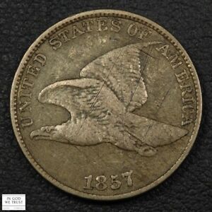1857 Flying Eagle Cent 1C - Scratches