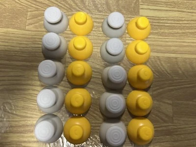 10 Nintendo GameCube Joysticks *Replacement* Thumb Sticks - 10 Grey / 10 Yellow - Image 1 of 2