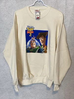 Disney Store Toy Story 2 NUEVO CON ETIQUETAS Buzz Woody Sudadera Talla S/M NUEVA CON ETIQUETA Foto 1 de 4