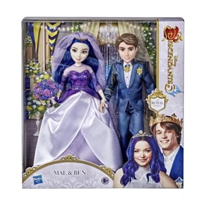 Hasbro Disney Descendants 3 The Royal Wedding Mal & Ben Doll Set of 2 New! Rare! - Picture 1 of 2