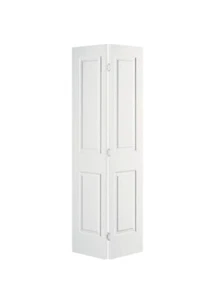 32 x 80 in. 1-3/8 in. Thick 2-Panel Hollow Core Bi-Fold Door (Primed White) - Picture 1 of 1