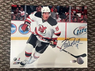 Zach Parise NHL New Jersey Devils Autographed 8x10 Photo Steiner Sports COA - Image 1 of 3