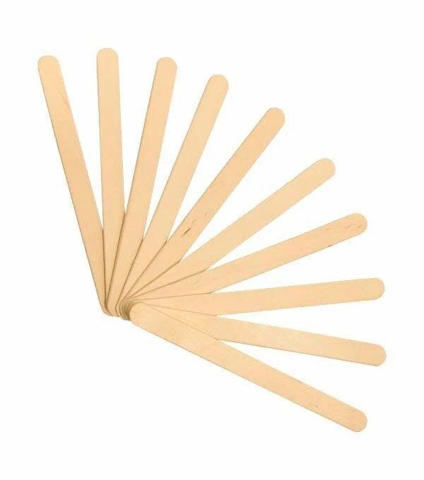 CLEANCOS BEAUTY GROUP Clean+Easy Holzspatel klein 10 Stück