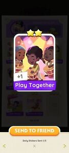 Monopoly Go Play Together Two Star Sticker⭐️ Set 6 WORLD MUSIC T1Jz1Te2K3Ph2