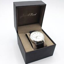 Joseph A Bank Men's Business Formal Classic Silver Stainless Steel Watch NIB 
