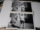 Vint Snapshot Photo Lot, Sailor & Cowgirl Women Couple, Butt To Camera