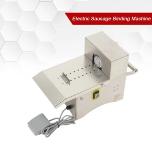 200W Wurst Knüpfmaschine automatische elektrische Wurst Twist Bindemaschine - Bild 1 von 12