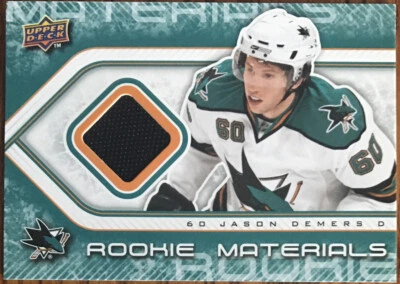 2009-10 Upper Deck Rookie Materials Jason Demers #RM-JD San Jose Sharks - Image 1 of 2