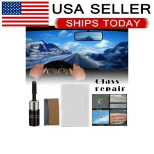 Car Glass Nano Repair Fluid Kits Automotive Window Glass Crack Chip Repair C - Picture 1 of 6