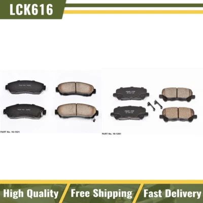 Pastillas de freno cerámicas delanteras y traseras Power Stop para Honda Odyssey 2011 2012 2013-2016 Foto 1 de 4