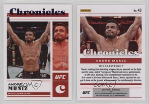2023 Panini Chronicles UFC Blue /99 Andre Muniz #43