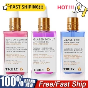 Strawberry After Shave Oil For Smooth Skin, Glazed Donut After Shave Oil 3.1OZ - Picture 1 of 25