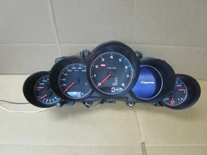 17 18 Porsche Cayenne Speedometer Instrument Cluster 78K Miles 7p5920950cm - Picture 1 of 5