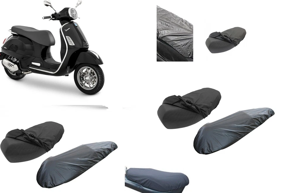 TOP DRIVE,OJ, Coprisella Piaggio Vespa Gts 250 anno 2008 Impermeabile Fissaggio Elastico