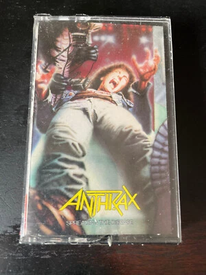 Sealed 1985 Anthrax Spreading the Disease Cassette Tape - Image 1 of 4