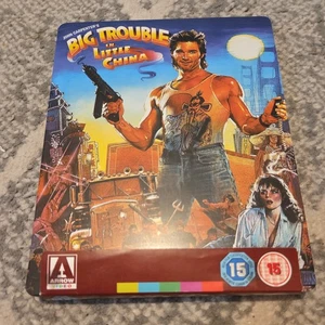 BIG TROUBLE IN LITTLE CHINA BLURAY STEELBOOK UK ARROW 1ST EDITION RARE Excellent - Picture 1 of 9
