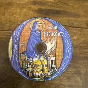 Saint Benedict Gregorian Chant CD [CD Only, No Original Case] Monastic Choir - Picture 1 of 1