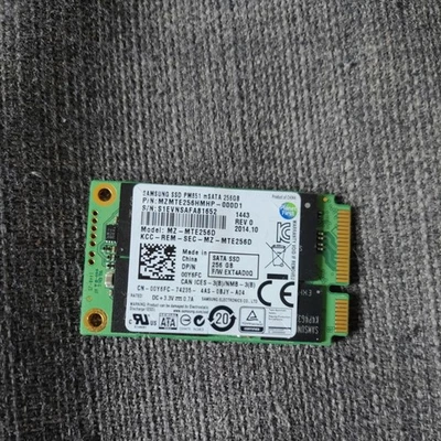 Samsung PM851 mSATA 256GB SSD - Image 1 of 2