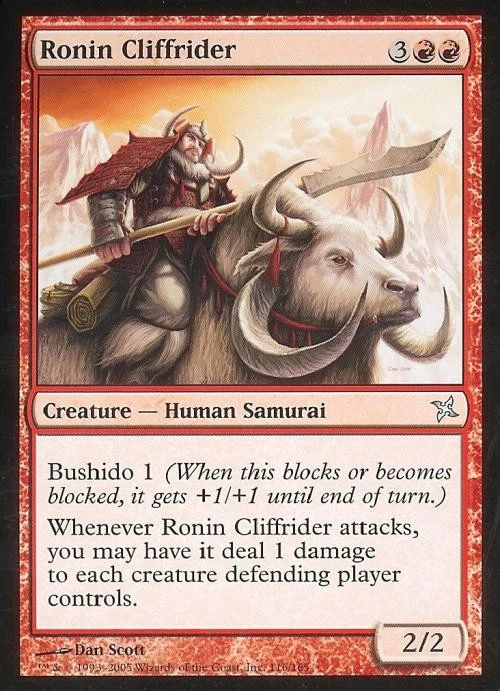 Ronin Cliffrider - Light Play MTG Betrayers of Kamigawa - Image 1 of 1