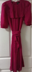 Billy Jack For Her Women's Pink Sheer Dress Size 3/4 - Picture 1 of 6