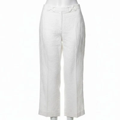 Pantalones Larry Levine Cortos de Lino para Mujer 12 Bordados Patrón Floral Playa Foto 1 de 4