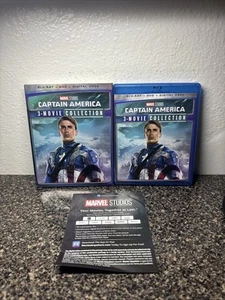 Captain America Collection, Winter Soldier, Civil War, Blu-ray/DVD) 3 Movies - Picture 1 of 5
