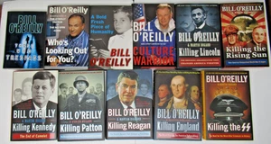 Lot 11 Bill O'Reilly 7 Killing Series + 4, Kennedy Reagan Lincoln SS England SUN - Picture 1 of 12