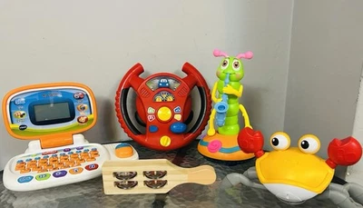 5x Toddler Pre-School Toys Bundle: Vtech, Chad Valley Etc. For Ages 3 Years + - Image 1 of 4