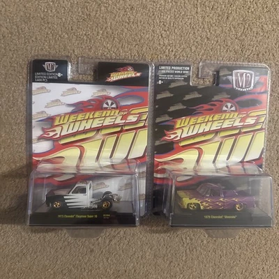 M2 Machines Weekend Of Wheels Exclusives 1979 Silverado And 1973 Cheyenne Sealed - Image 1 of 4