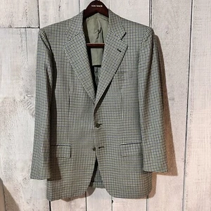 Kiton 100% Cashmere Gingham Check Sport Coat Men’s Blazer 38R $12000 Handmade - Picture 1 of 10