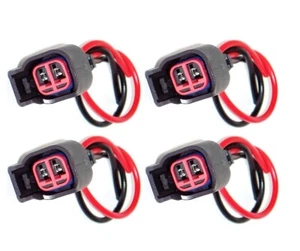 4 Kit ABS Wheel Speed Sensor Pigtail Connector Fits: Mazda 3 04-14 Mazda 5 06-14 - Picture 1 of 5