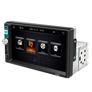 For Apple Carplay Car Stereo Radio Android Auto 7in 1DIN Touch Screen Bluetooth - Picture 1 of 24