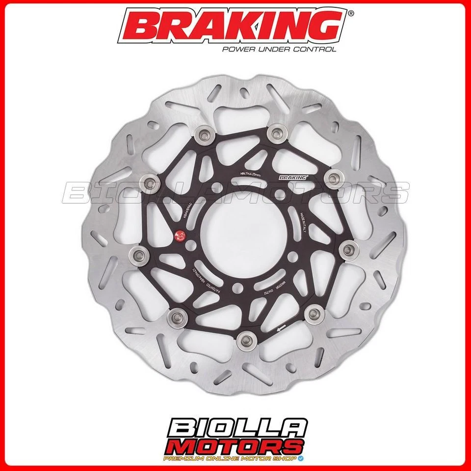 WK070R DISCO FRENO ANTERIORE DX BRAKING KAWASAKI VERSYS 1000 2013 - WAVE FLOTTAN Foto 1 de 4