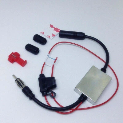 Car Exterior Antenna FM Signal Amplifier Booster Anti-interference 88-108mhz - Image 1 of 4
