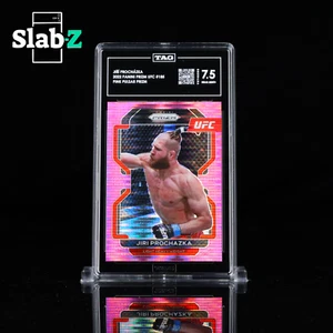 2022 UFC Panini Prizm JIRI PROCHAZKA PINK PULSAR /42, POP1, TAG 7.5 NEAR MINT+! - Picture 1 of 7