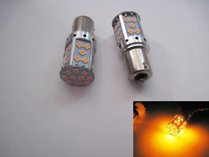 2x 16W Samsung 3030 Fit W204 C300 C350 Canbus Error free 7507 Amber Yellow LED - Picture 1 of 11