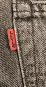 Levi's Big E XX Men's Size 30 x 32 Dark Gray Distressed Denim - Picture 1 of 5