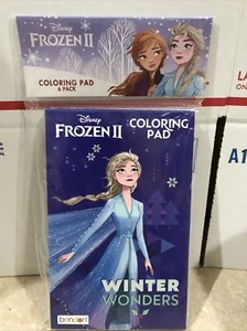 NEW! SEALED! 2020 Disney Frozen 2 Coloring Books Pad 6 Pack! Toy Art Rare Elsa - Picture 1 of 2
