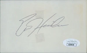 Eric Heiden Olympia Eisschnellläufer signiert 3x5 Karteikarte JSA authentifiziert - Bild 1 von 2