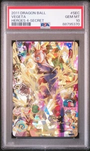 PSA 10 Super Dragon Ball Heroes Vegeta H4-SEC BCP  Big Bang Mission Japan 1326 - Picture 1 of 3
