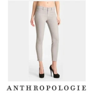 J Brand Mid Rise Capri Crop Skinny Jeans Pants French Grey Shade 29 - Picture 1 of 8