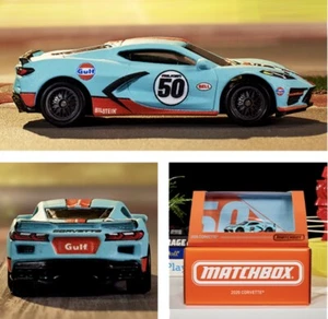 2022 MATCH BOX EXCLUSIVE RLC 2020 GULF CORVETTE IN HAND --SOLD OUT!!! - Picture 1 of 5
