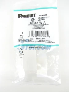 Panduit CBX1IW-A 1-Port Mini-Com Surface Mount Box, Off-White ~STSI - Picture 1 of 3