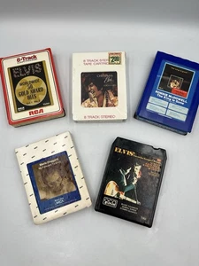 5 Vint. Elvis Presley RCA& MORE 8 Track Tapes Gold Award Hits ONE SEALED SEE ALL - Picture 1 of 24