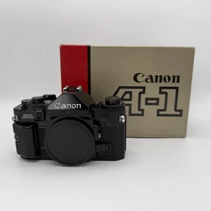 Canon A-1 A1 Body Gehäuse Analogkamera Vintage Kamera in OVP - TOP Zustand - Picture 1 of 22