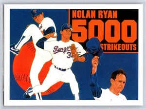 1990 Upper Deck Nolan Ryan Texas Rangers ~5000 Strikeouts~ HOF #34 - Picture 1 of 2