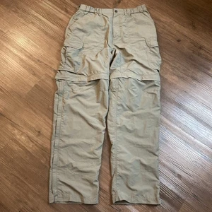 REI Co-op Hose Herren 34x33 grau sahara wandelbar Cargo Outdoor Stretch Wandern - Bild 1 von 16