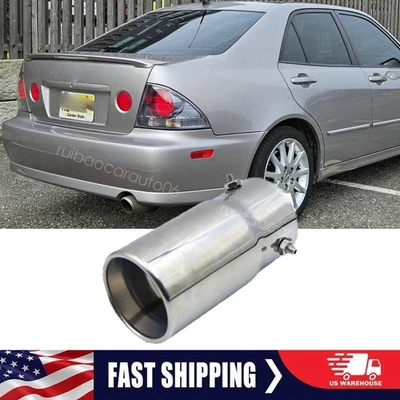 1.5 to 2.7"Stainless Steel Rear Exhaust Pipe Tail Muffler Tip For Lexus IS 300 Foto 1 de 4